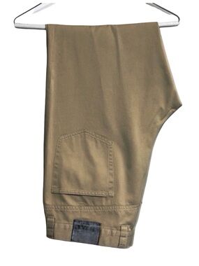 Stefano Ricci Men’s Khaki Cotton Pants | Luxury | Casual | Italian Designer | 36